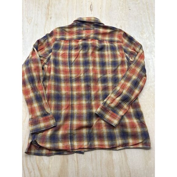 Duluth Trading Women’s Fall Flannel Short Pumpkin Patch M Cotton - Picture 3 of 7